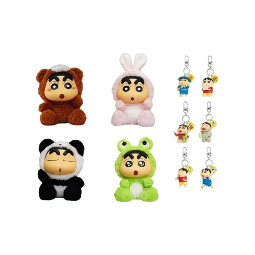 Spiritual Creations X Crayon Shinchan Виниловая Плюшевая Кукла Милый Выражение Слепые Коробки
