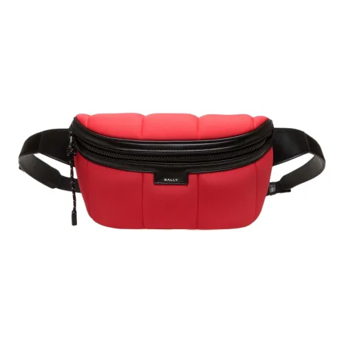 BALLY Neoprene Sling Bag One Shoulder Crossbody Wallet Men's Red BALLY Neoprene Sling Сумка Одно плечо Через плечо Бананка Мужской Красный