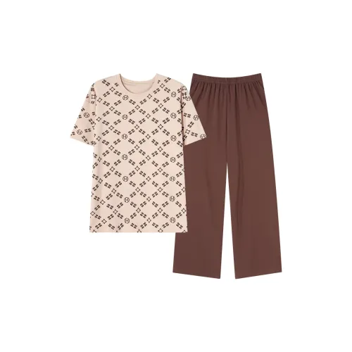 Pretty Lady Пижамный комплект Мужской Абрикос