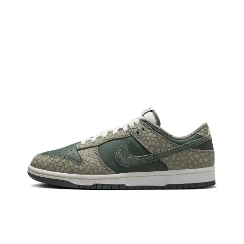 Nike Dunk Low Топ Скейтборд Кроссовки Мужские Зеленые