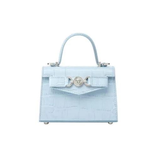 VERSACE Medusa '95 Коровья кожа Сумка через плечо Сумка Маленькая Женская Синяя