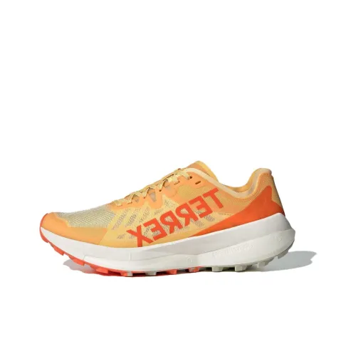 adidas Terrex Agravic Speed Беговые кроссовки Низкий Топ Желтый Оранжевый Мужской