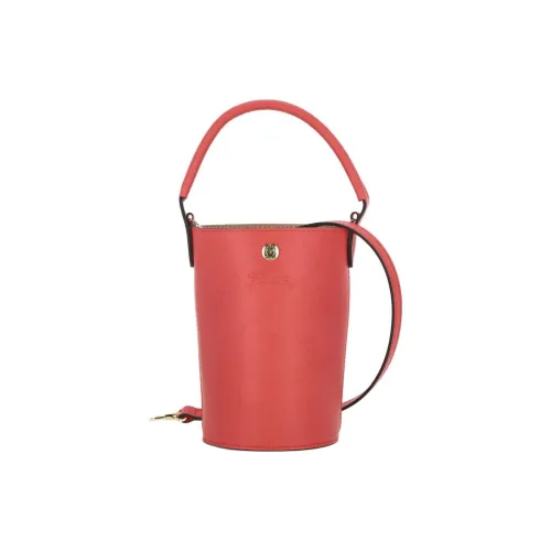 LONGCHAMP Épure Коровья кожа Ведрообразная сумка Сумка Сумка через плечо Сумка через плечо Экстра Маленькая Женская Клубничная