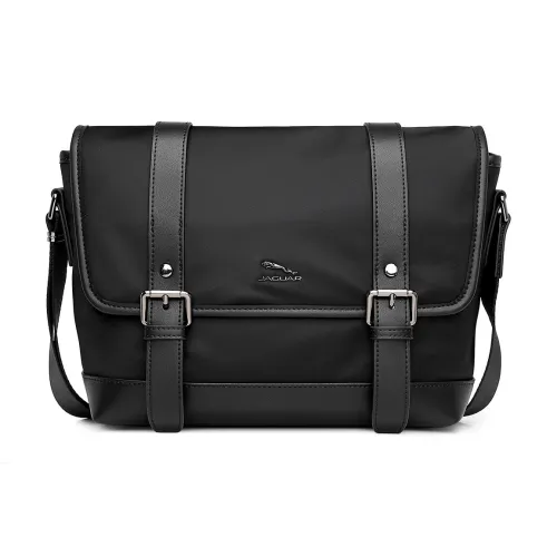 JAGUAR Artificial Leather Crossbody Bag Shoulder Bag Regular Men's Black