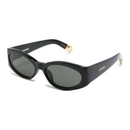 Jacquemus Ацетат PVC OVAL SUNGLASSES Мужской Черный