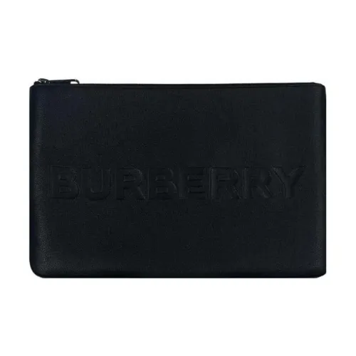 Burberry Кожа Клатч Мужской Черный