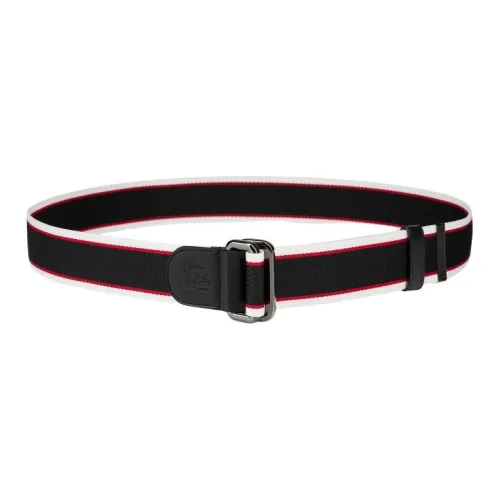 CL LUBOTING Логотип Идентификация Кожаные ремни Мужской Черный Ширина 4CM