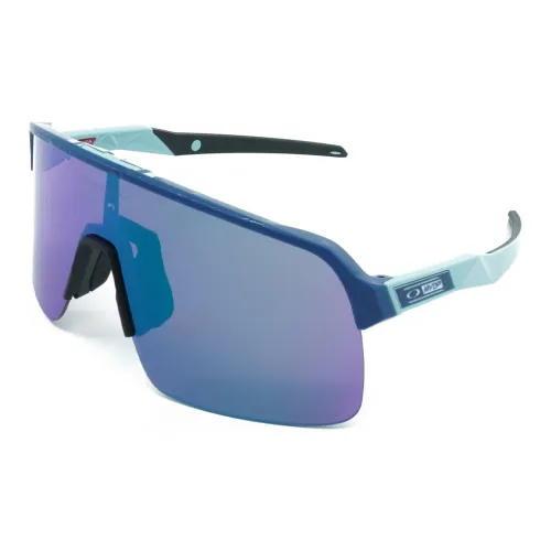 Oakley Нерегулярная форма Солнцезащитные очки Мужской Синий