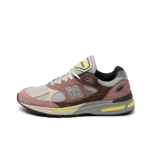 New Balance NB 991 V2 Low Топ Беговые кроссовки Мужской Цвет Румяный