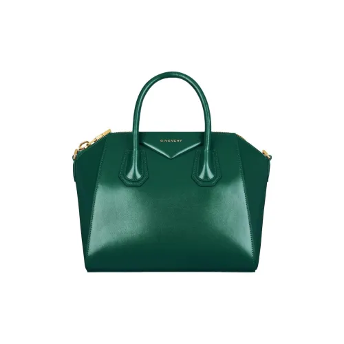 GIVENCHY Antigona Корова Кожа Одно Плечо Сумка Маленькая Женская Изумрудно-Зеленая
