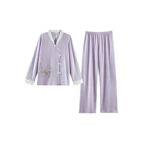 Q'NIANMA Пижамный комплект женский светло-фиолетовый