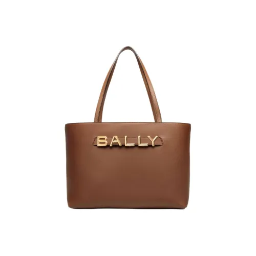 BALLY Рельефная Телячья Кожа Тоут Сумка Сумка для покупок Сумка через плечо Сумка для женщин Коричневый
