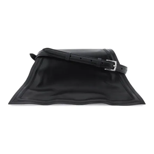 YProject Сумка через плечо из коровьей кожи мини женская черная