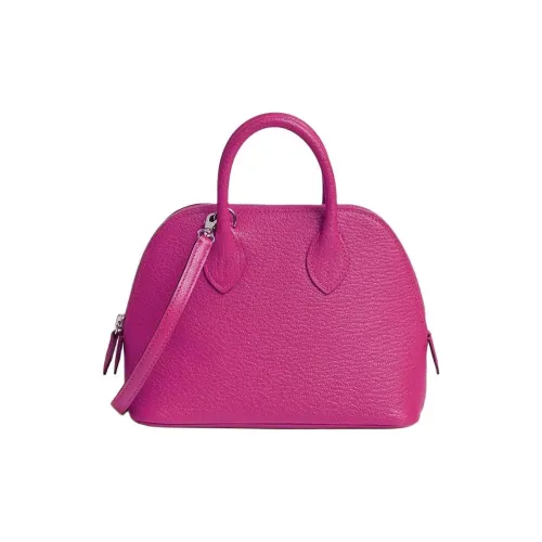 HERMES Bolide Mysore Шевро Сумка для боулинга Сумка Сумка через плечо Сумка через плечо Мини Женская 9I Магнолия Мулан Розовая