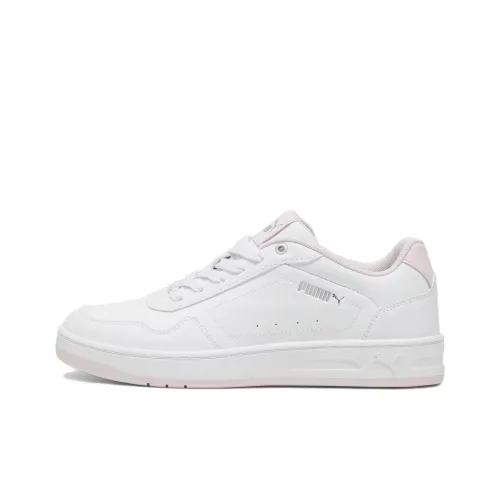 PUMA Court Classy Low Топ Кроссовки для скейтбординга Женские Белые Розовые