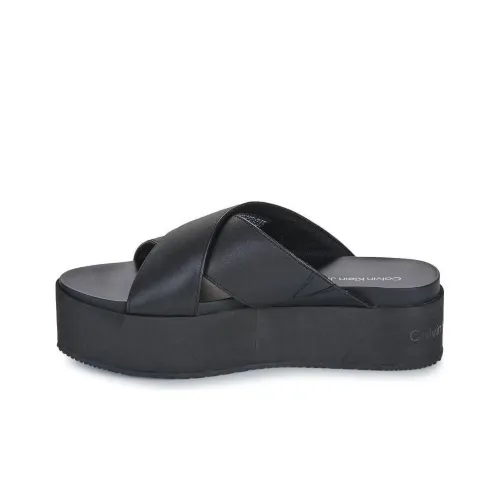 CKJ CALVIN KLEIN JEANS EVA Слипоны Женские Черные