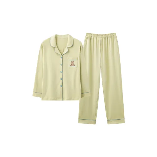JinShaLa Pajama Комплект Женский Светло-Зеленый
