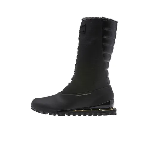 Porsche Design x Adidas Tubular Winter Boot Устойчивый к истиранию Высокий Outdoor Женские Черный