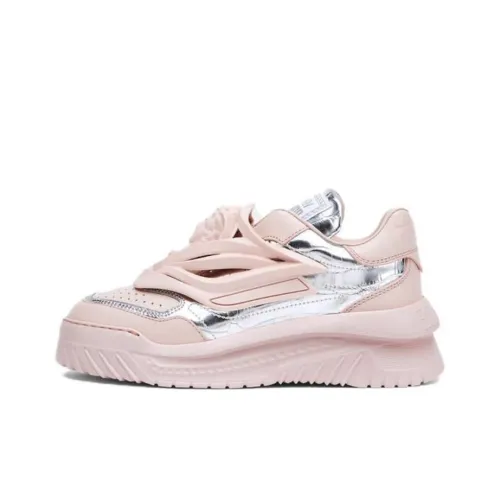 VERSACE Medusa Низкие Кроссовки для Скейтбординга Женские Розовые