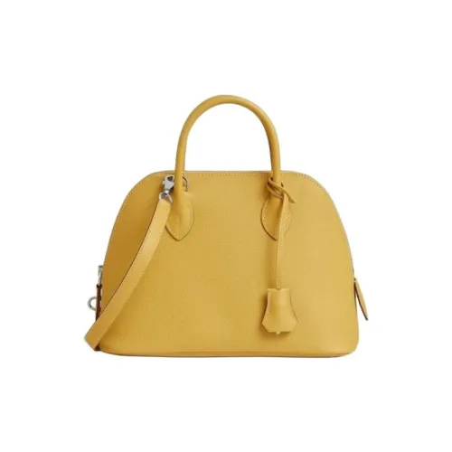 HERMES 1923 25 Серебряный Пряжка Epsom Телячья кожа Сумка для боулинга Сумка через плечо Женская 2 P Cumin. Asterix