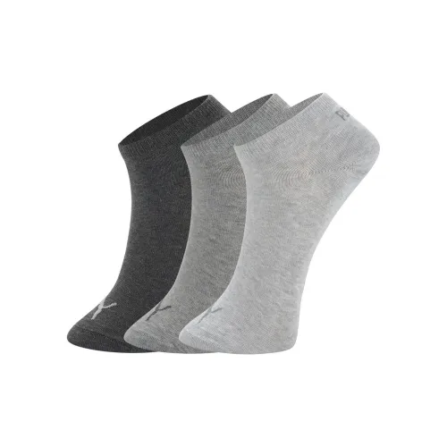 PUMA Низкие носки унисекс 3 упаковки серый