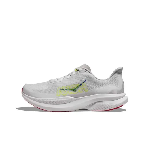 HOKA ONE ONE Износостойкий Дышащий Низкий Топ Тренировочные Беговые Кроссовки Унисекс Серый