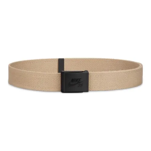 Nike Letter Pattern Design Belt Unisex Khaki Ширина 3,8 см