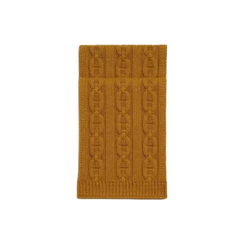 HERMES Вязаные шарфы Мужской Желтый