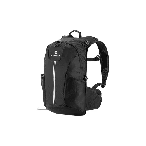 ROCKBROS Nylon Backpack Standard Unisex Black ROCKBROS Нейлоновый рюкзак стандартный унисекс черный
