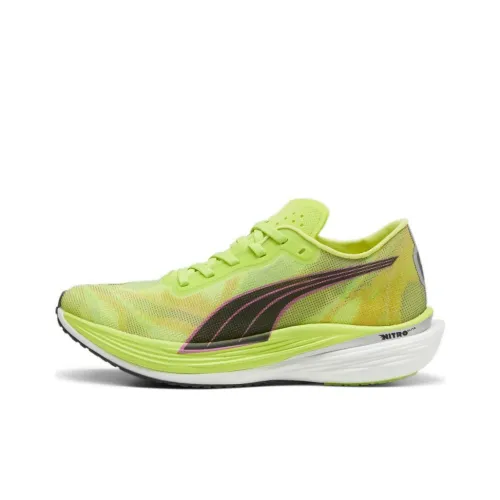 PUMA Deviate Nitro Elite 2 противоскользящие низкие беговые кроссовки для женщин зеленые