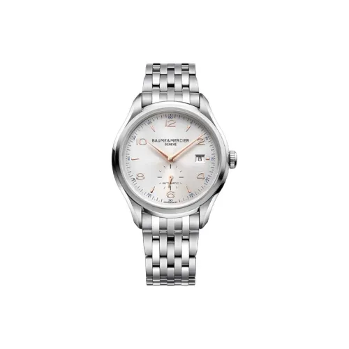 Baume & Mercier Автоматический Механический Механизм Мужские Часы 41 мм Серебряный