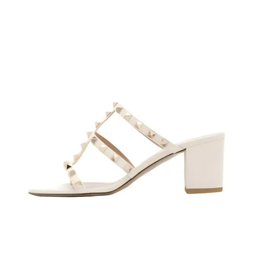 Valentino Слипоны Женские Бежевые