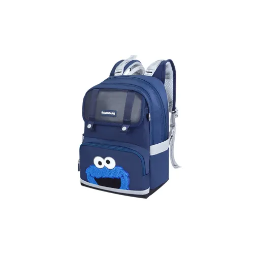 Back Care Полиэстер Рюкзак Студенческий Рюкзак Большой Детский Темно-синий Красный