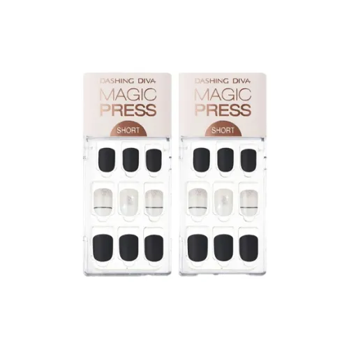 DASHINGDIVA Starlight Матовый Черный Ногтей Стикер #MDR551SS*2