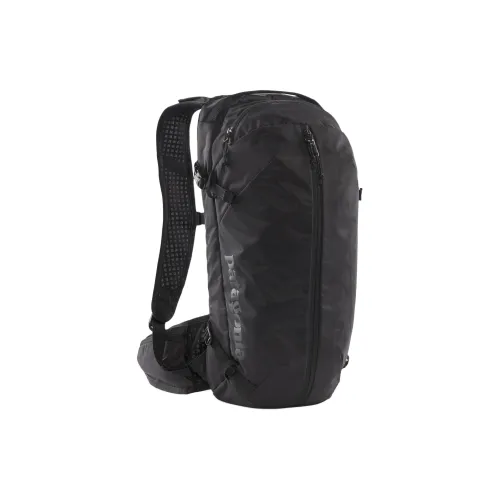 Patagonia Переработанный нейлон Outdoor Альпинизм Рюкзак Рюкзак Стандартный Унисекс Черный