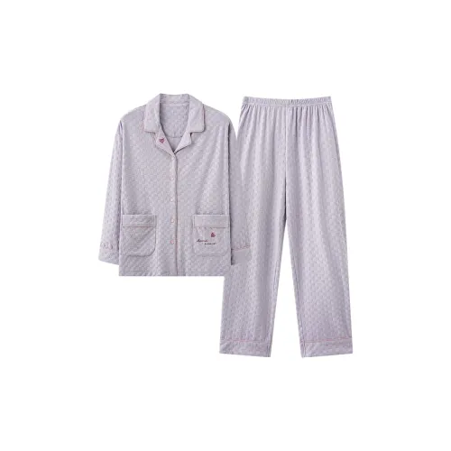 Kerener Pajama Комплект Женский Фиолетовый