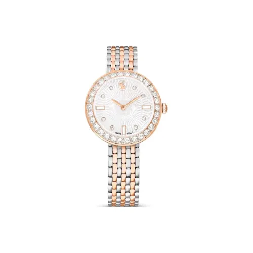 Swarovski Certa Collection Наручные часы Кварцевый механизм Металлический ремешок 30 мм Белый циферблат Унисекс 5672971