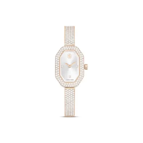 Swarovski Dextera Bangle Collection Наручные часы Кварцевый механизм Металлический ремешок Серебристый циферблат Унисекс 5672987