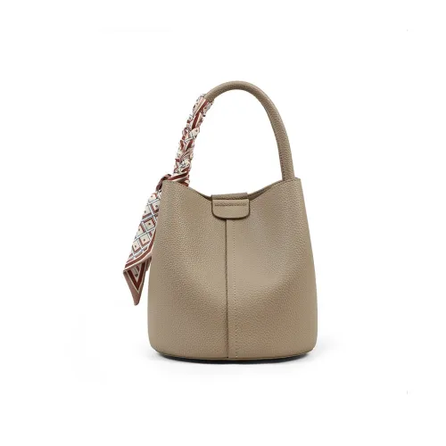 Bywhich ПУ (полиуретан) Сумка Сумка через плечо Сумка через плечо Стандартная Женская Слоновая серый