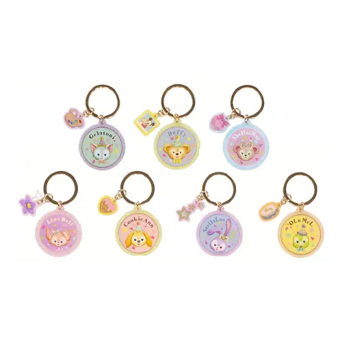 Disney Duffy and Friends Duffy and Friends Акриловые Брелоки Маленькие Подвески Набор Подвесок на тему аниме