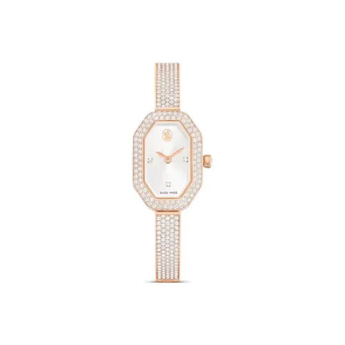 Swarovski Dextera Bangle Collection Наручные часы Кварцевый механизм Металлический ремешок Белый циферблат Унисекс 5672992