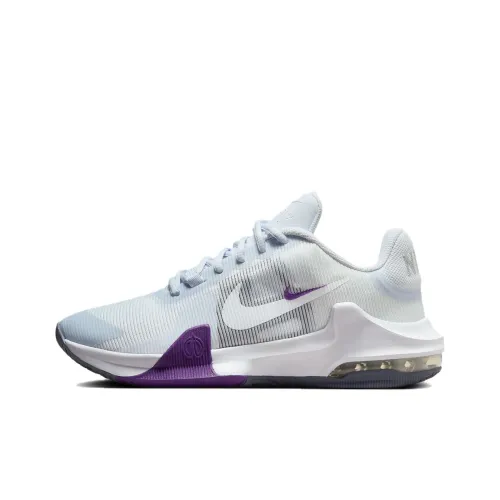 Nike Air Max IMPACT 4 Low Топ Баскетбольные кроссовки Женские Белые