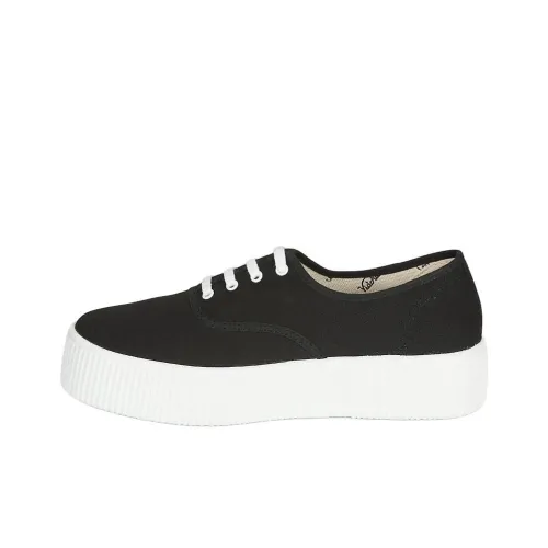 VICTORIA BECKHAM Low-Top Canvas Shoes Black Women's