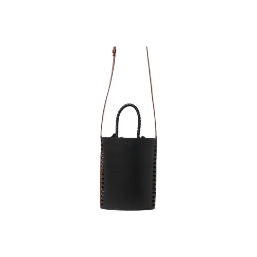 Chloe Louela Гладкая Телячья Кожа с Наппа Овечья Кожа Ведрообразная Сумка Портативная Сумка через плечо Маленькая Сумка