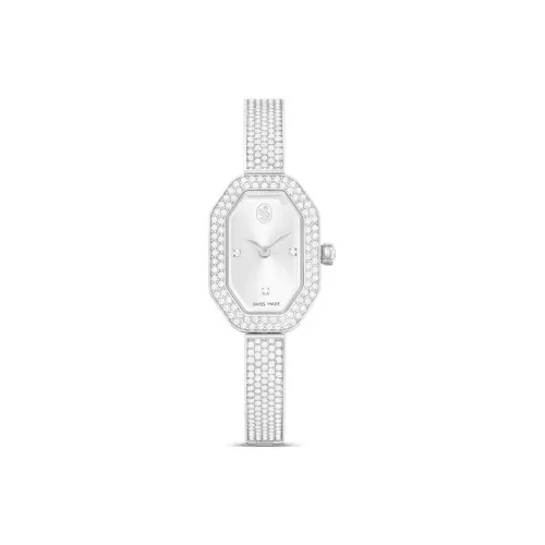 Swarovski Dextera Bangle Collection Наручные часы Кварцевый механизм Металлический ремешок Серебристый циферблат Унисекс 5672977