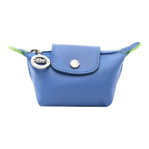 LONGCHAMP Le Pliage Green Цвет холста Переработанный полиамид Цвет холста Монета Кошелек Обычный Женский Синий