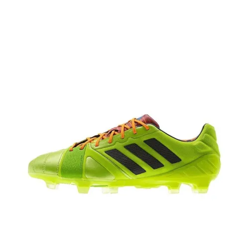 Adidas Nitrocharge 1,0 TRX FG Амортизирующие Износостойкие футбольные бутсы для мужчин черные и зеленые