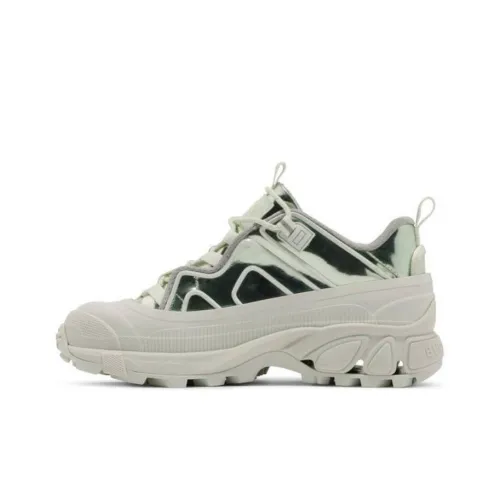 Burberry Женские Низкие Топы Повседневная Обувь Женская Белая Зеленая