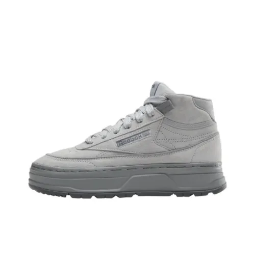 Reebok Club C Series Скейтборд Кроссовки MID Топ Серый Женские