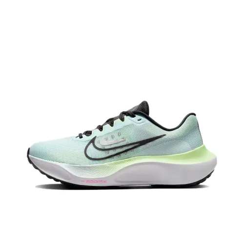 Nike Zoom Fly 5 Устойчивый к истиранию Дышащий Низкий Топ Обувь для тренировок и бега на длинные дистанции Женские Зеленые